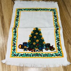 Vintage Christmas Nostalgic Holiday Tree Revere Mills Kitchen Towel